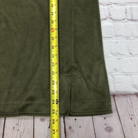 JOH Women Long Sleeve Blouse Top Shirt Size Small Olive Green B227 -8 - Picture 5 of 16